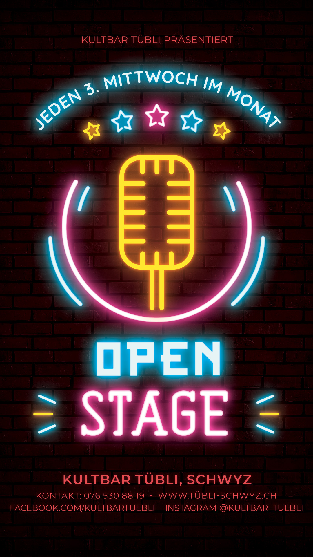 OpenStage & Karaoke - Jeden 3. Mittwoch im Monat